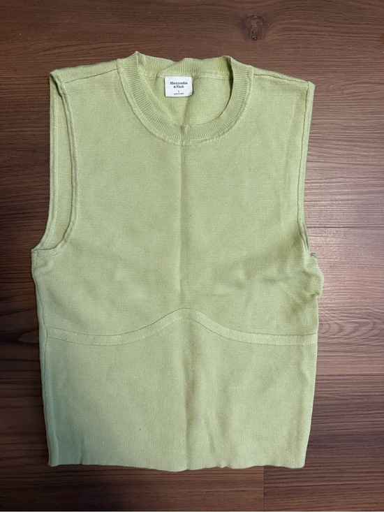 Abercrombie & Fitch Tops - Abercrombie & Fitch Sleeveless Knit Tank in Pale Green